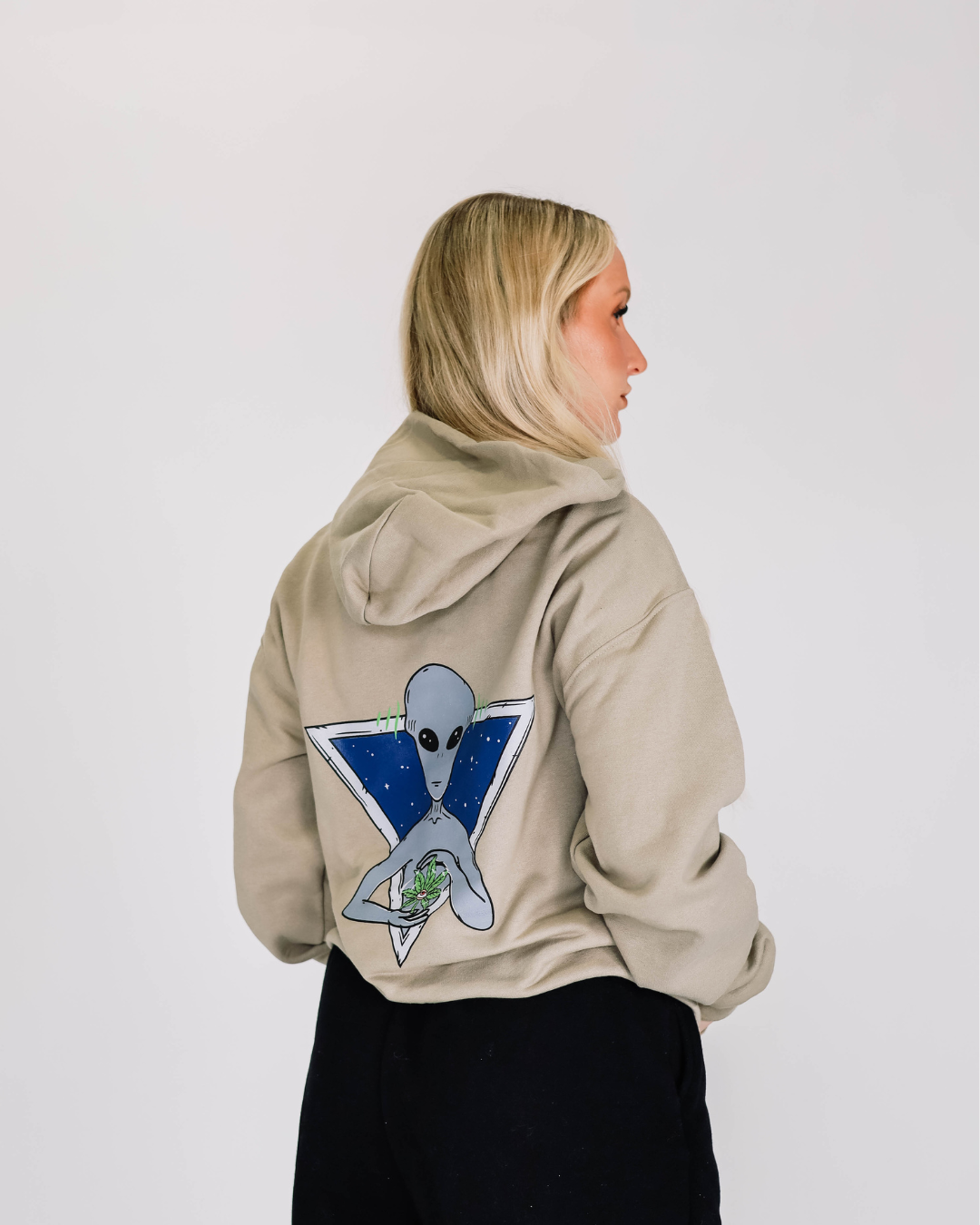 Alien Hoodie - Tan